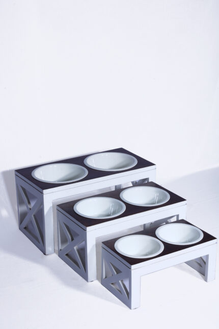 WOODEN FEEDER S/3