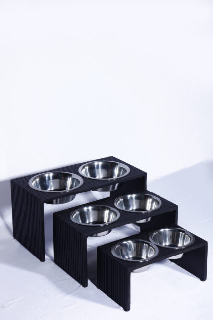 WOODEN FEEDER S/3