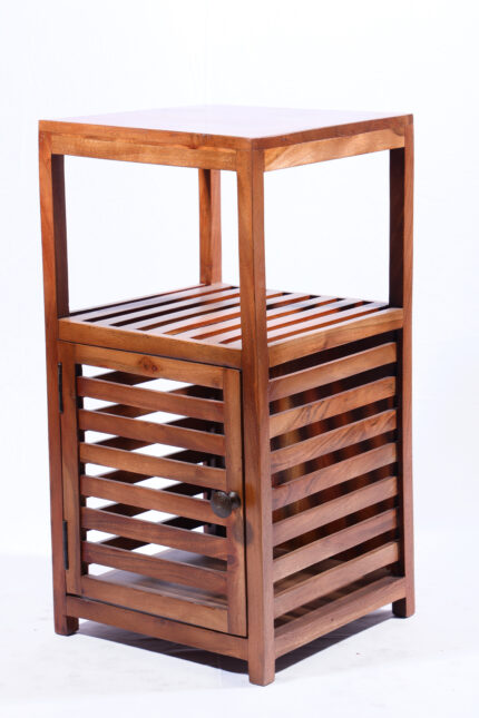 WOODEN CABINET WITH 1 DOOR